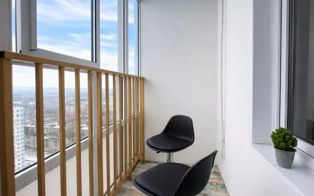 Квартира на 25 этаже с красивым видом на город