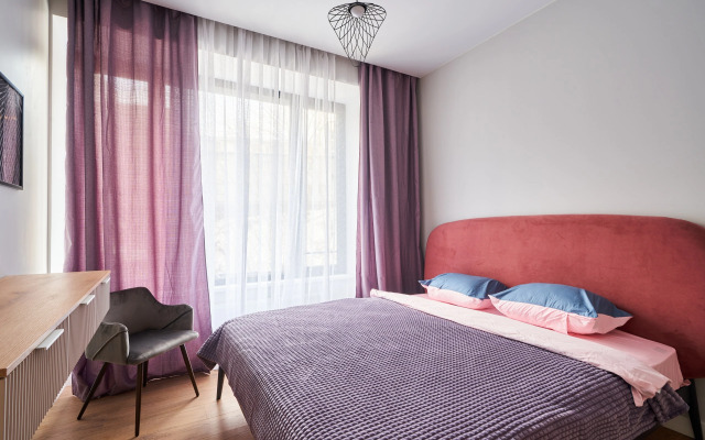 Квартира с двумя спальнями Новоданиловская 8