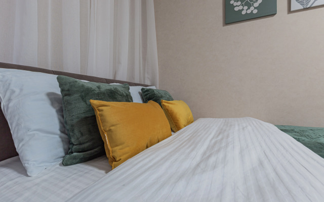 Квартира Уютная студия с видом на колесо обозрение Одно небо