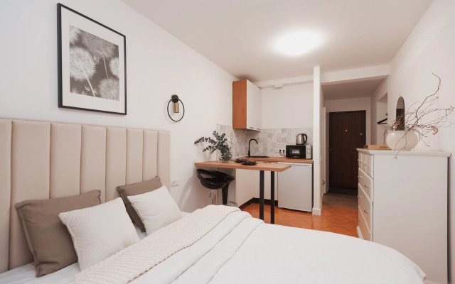 Квартира Студия ApartHause с удобной локацией и бесконтактным заездом