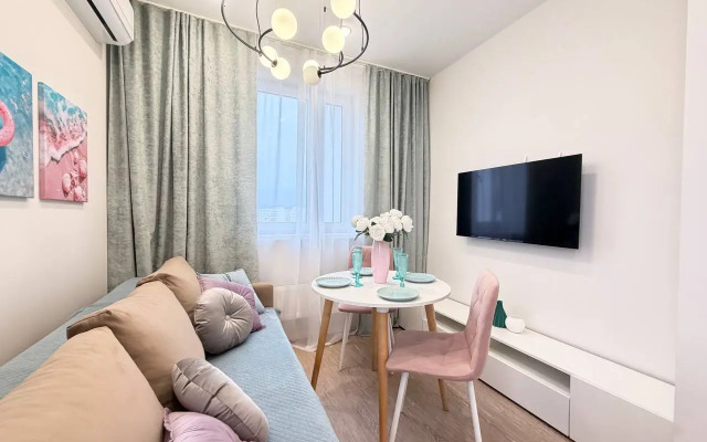 Апартаменты Делюкс с балконом Frukty Rent Однокомнатный