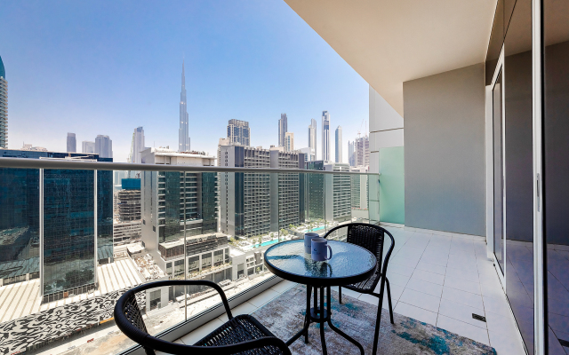 Апартаменты Damac Vera 1br With Downtown & Burj Khalifa View