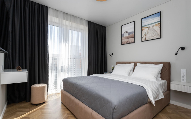 Трехкомнатные Апартаменты Pro.Аpartment Тихая Гавань Светлогорск