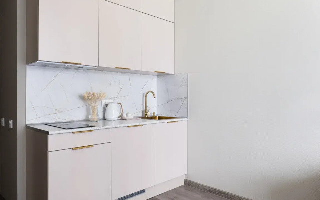 Квартира Делюкс ModernaFlats в современном апарт комплексе у метро Купчино