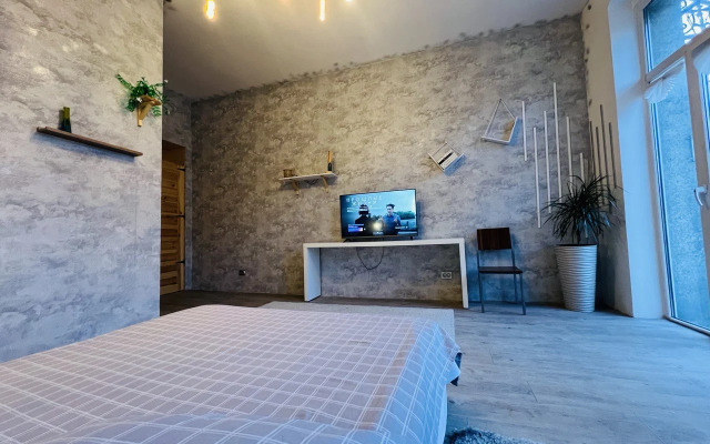 Dvukhkomnatnaya V Stile Loft Flat