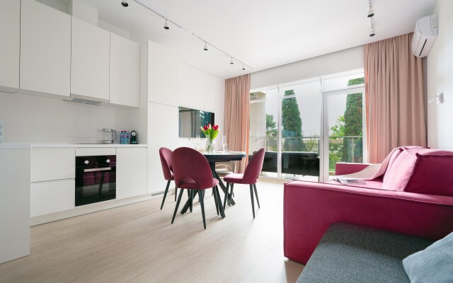 Апартаменты Red Apartment Светлана Парк Элис