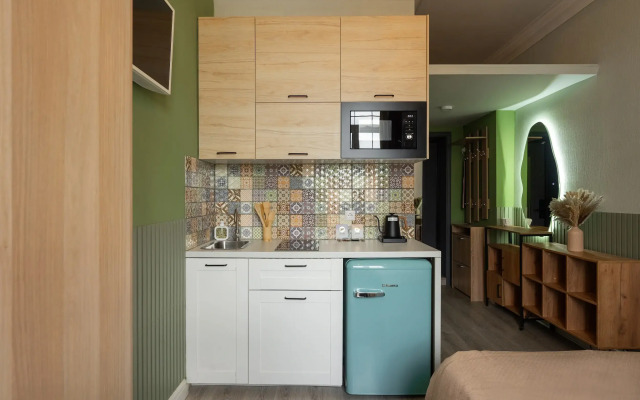 Апартаменты KeyGo #1010 Студия рядом с метро Окружная