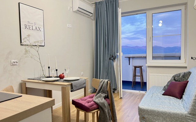 Апартаменты UzorApart Стильная квартира, лучший панорамный вид с открытого балкона