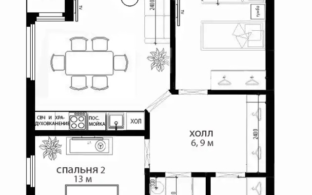Ohta Garden aparts, Apartments