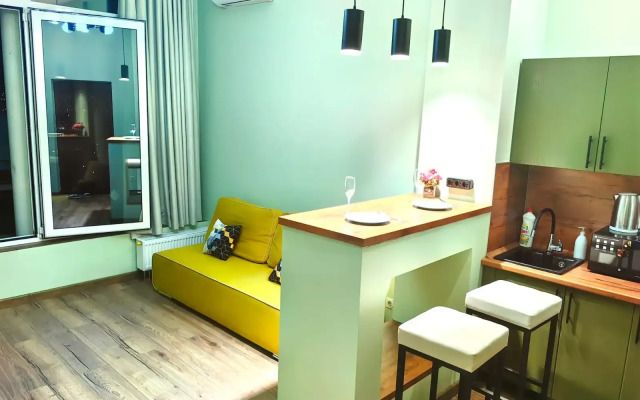 Апартаменты Студия на Пархоменко с Видом на Город