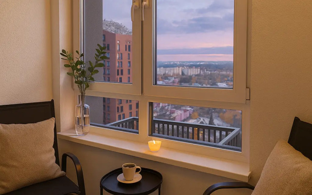 Квартира Стильная комфорт-класса с видом на водохранилище