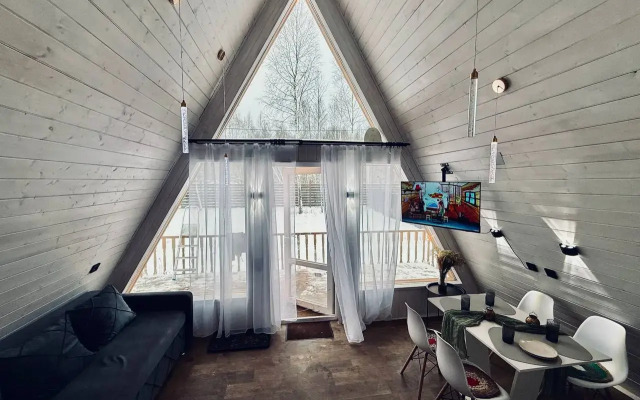 Частный дом A-фрейм Трехкомнатный