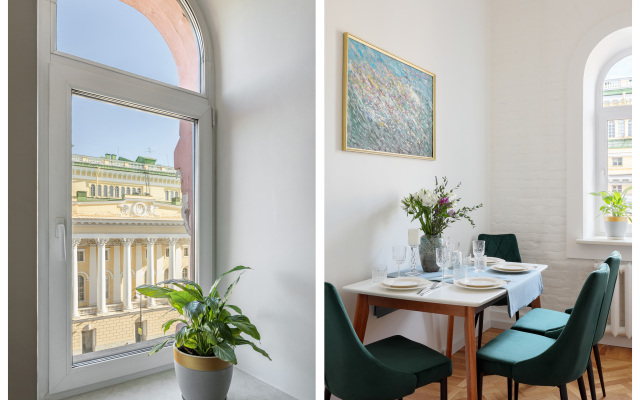 Апартаменты Minin Apartments с видом на Александринский Театр 130 кв.м.