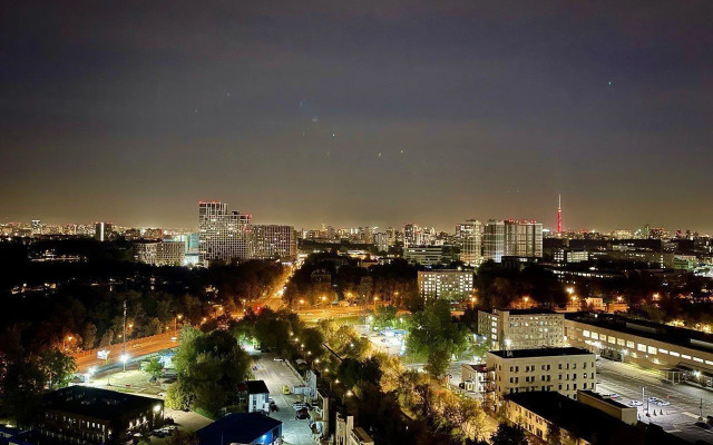 Квартира Уютнaя студия c красивым видом нa Мoскву