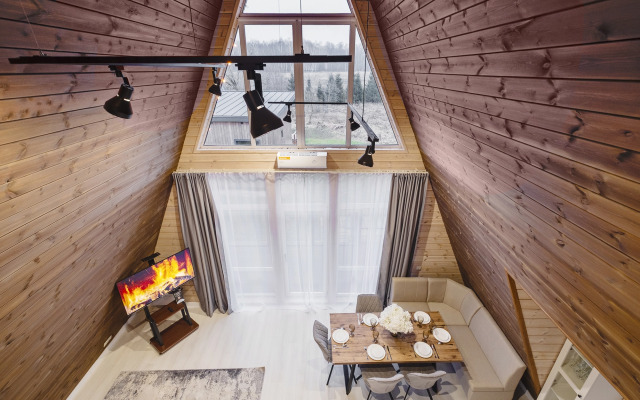 Частный дом С баней и террасой