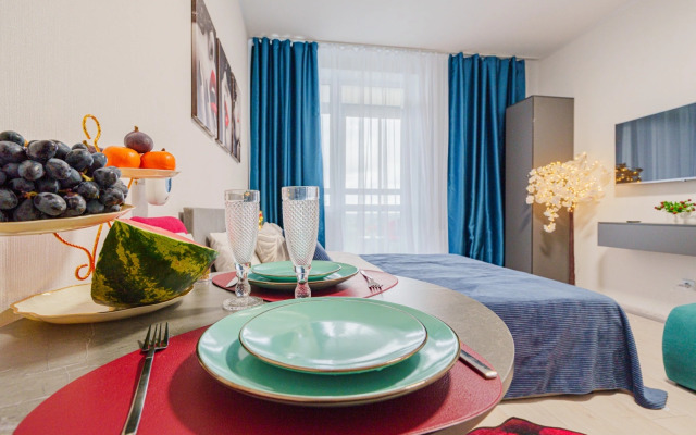 Квартира Стильная Новая Студия у Торгового Центра