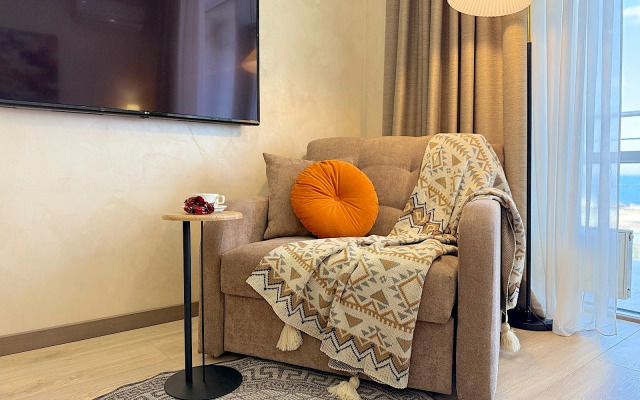 Апартаменты Акваделюкс у моря, с бассейном, СПА, пляжем N423