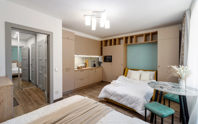Dve podushki v Pesochnom, Sadovaya, 90 Flat