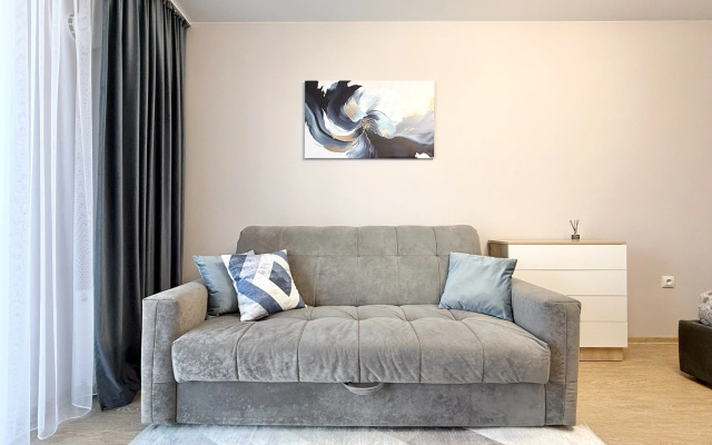 Квартира Уютное Место/Hugge Place у аквапарка с видом на Обь