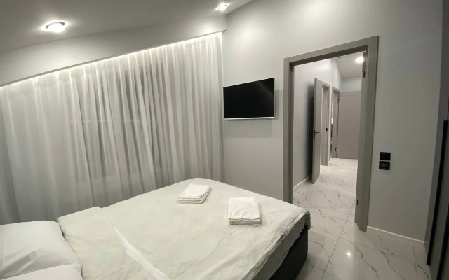 Частный дом Современный большой дом с баней