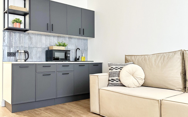 143 Komfort Siti Apartments with king-size bed, with sofa and with view