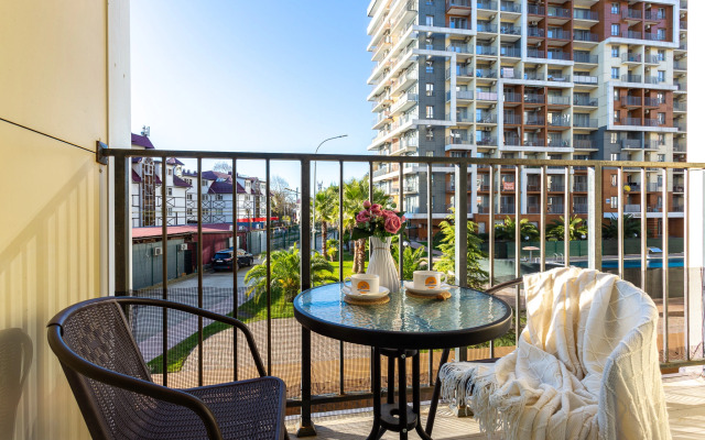 Квартира уютная с балконом у моря Каравелла 23