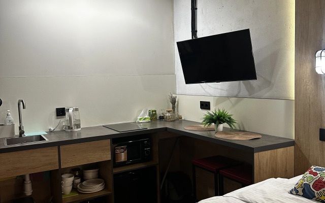 Квартира в Апарт-Отеле Vertikal у Метро Лесная