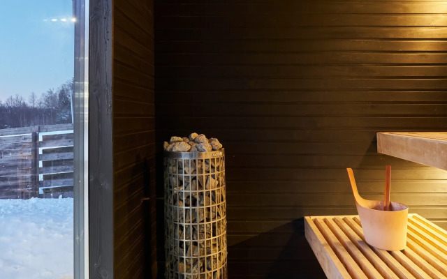 Частный Дом с шикарным видом на закаты с панорамной сауной и купелью