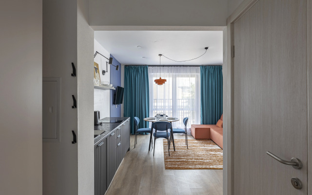 Квартира Однокомнатная с дизайнерским ремонтом Axis.Moscow