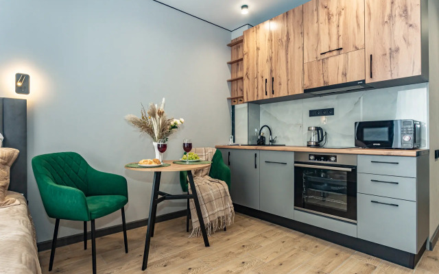 Квартира Студия Малахит в доме бизнес-класса рядом с ЦГБ