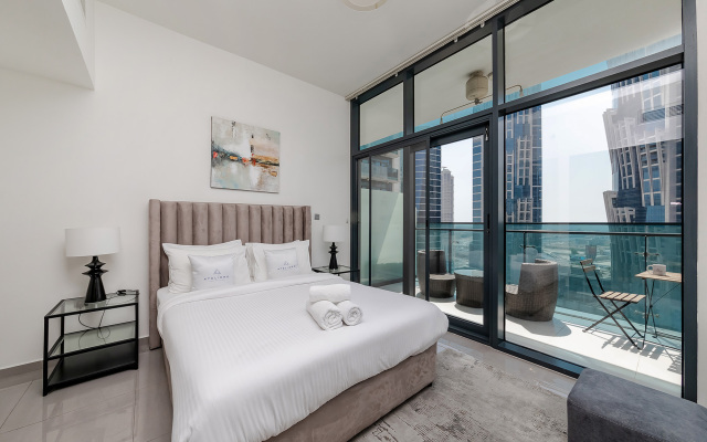 Stylish 1br at Damac Merano Tower with Great View Apartments
