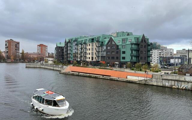 Квартира на Рыбной Деревне с видом на Преголя