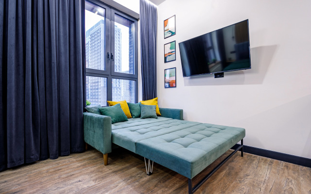 Квартира Стильная четырехместная студия в ЖК Сидней Сити