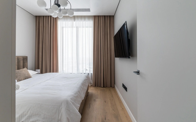 Апартаменты Flat Inn в ЖК Дом Chkalov у метро Курская