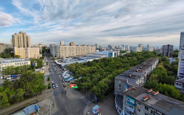 Квартира с видом на город в центре Хабаровска