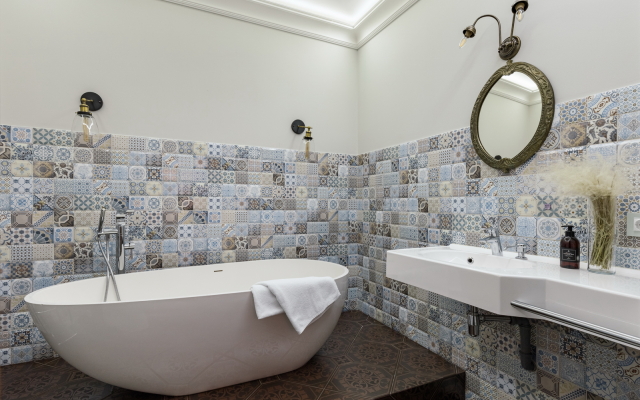 Апартаменты Gallery 130 кв.м с Террасой, Видом на Набережную Фонтанки и БДТ