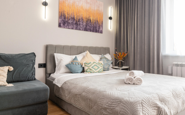 Апартаменты Стильная Квартира в Центре Алматы (114)