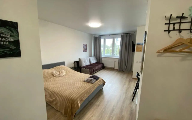 Квартира у Петровны, Студия с кофемашиной