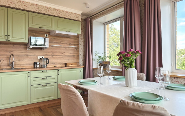 Апартаменты Пента с кухней и бесплатной парковкой