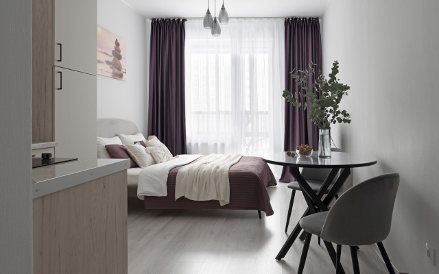 Квартира  - студия в ЖК Паноpaмa Пapк Соснoвка