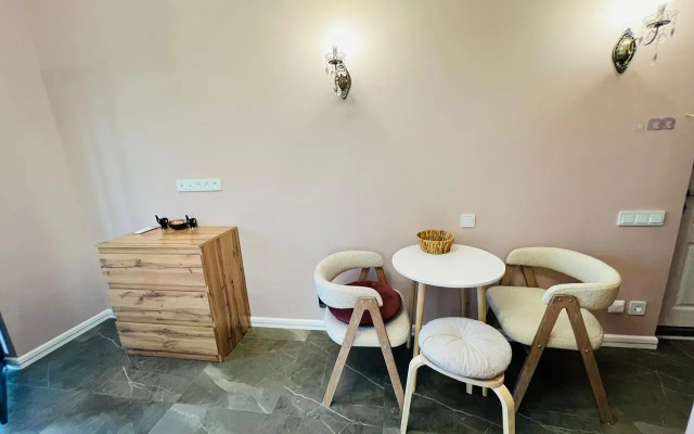 Stilnaya studiya s balkonom na dvoikh Apartments