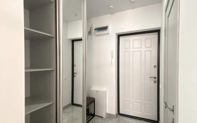 Апартаменты двухкомнатные с двумя кроватями, гардеробной и кухней-гостиной