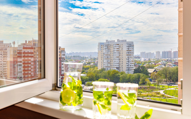 One bedroom with a Balcony and a City view Flat