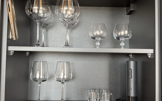 Апартаменты Двухуровневая студия с захватывающим видом на город