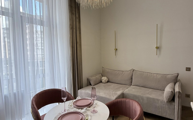 Апартаменты Двухуровневая студия KrasLoft в ЖК Преображенский на 4 человек