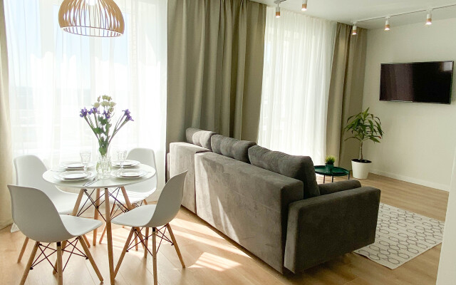Dizaynerskie apartamenty u Parka Pobedy Flat