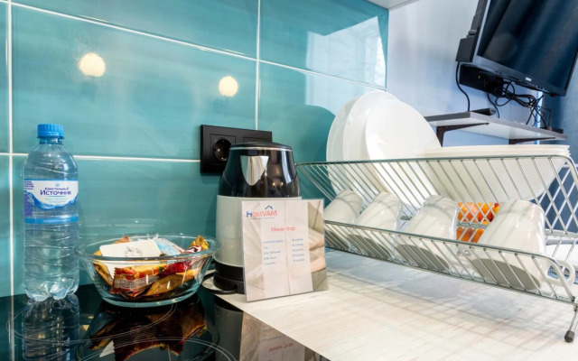 Апартаменты Студия с Кухней с Дизайнерским Ремонтом