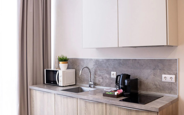 Апартаменты Уютная студия в отеле Mirror