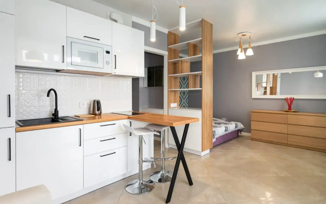 Квартира Новая студия в центре нефтяниках