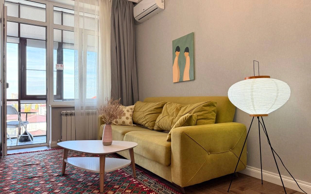 Квартира Двухкомнатная Светлая в Новостройке с Видом на Море